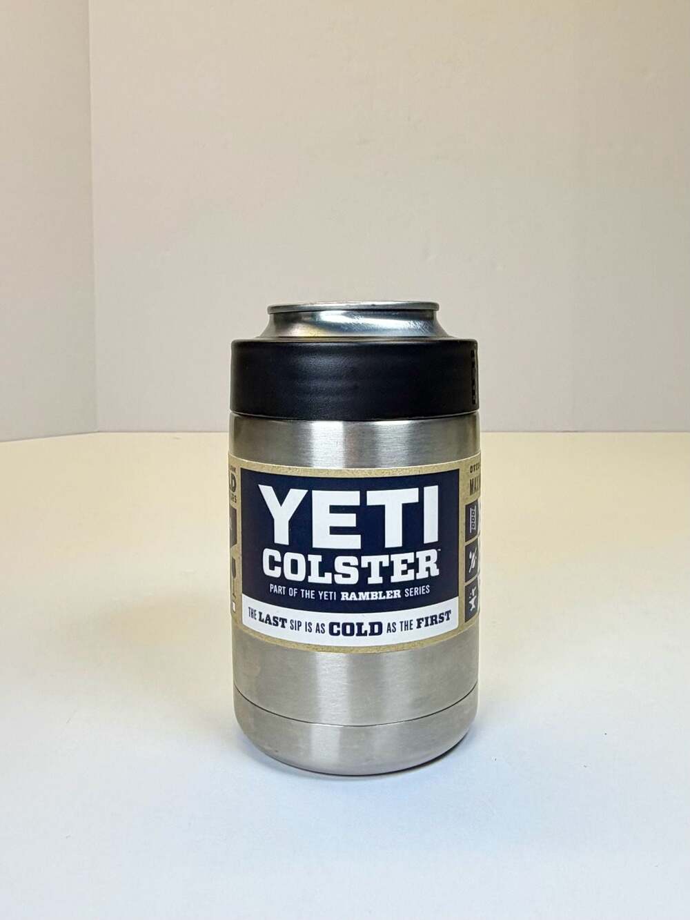SOLD SOLD Yeti Rambler Colster Stainless Steel Can Insulator 12 ounces